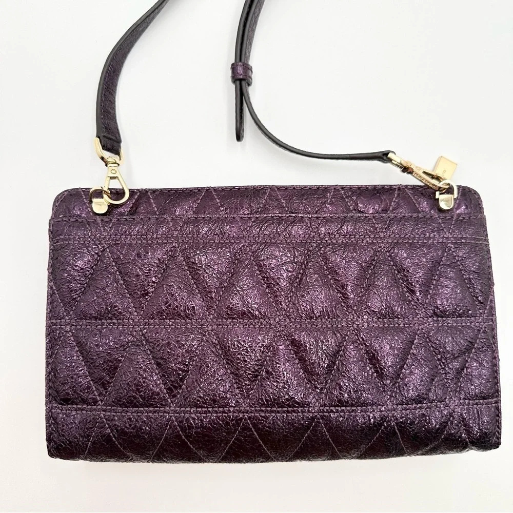 MICHAEL KORS Damson Large Crossbody Clutch Bag